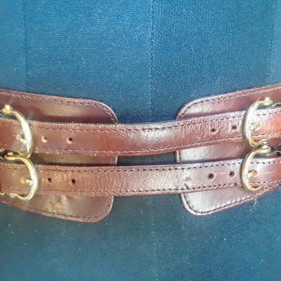 Vintage leather belt size S - Picture 1 of 2